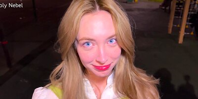 Silly stepsister got stuck again and let me creampie her for the help - Loly Nebel